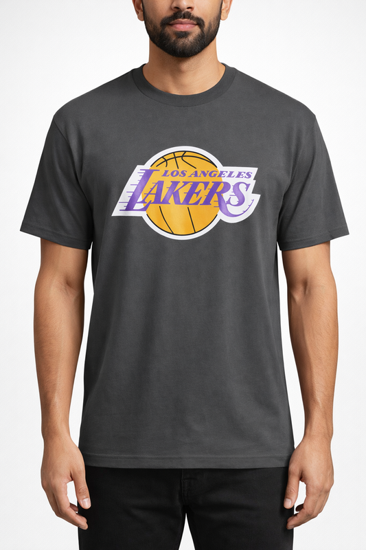 Mitchell & Ness Lakers Gray Size XL Men's T-Shirt