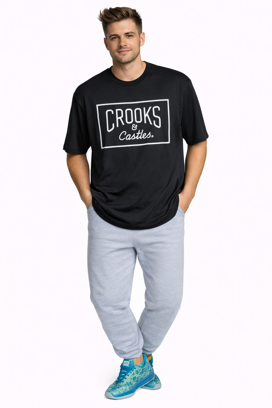 Crocks & Castles Short Sleeves Black XL T-Shirts