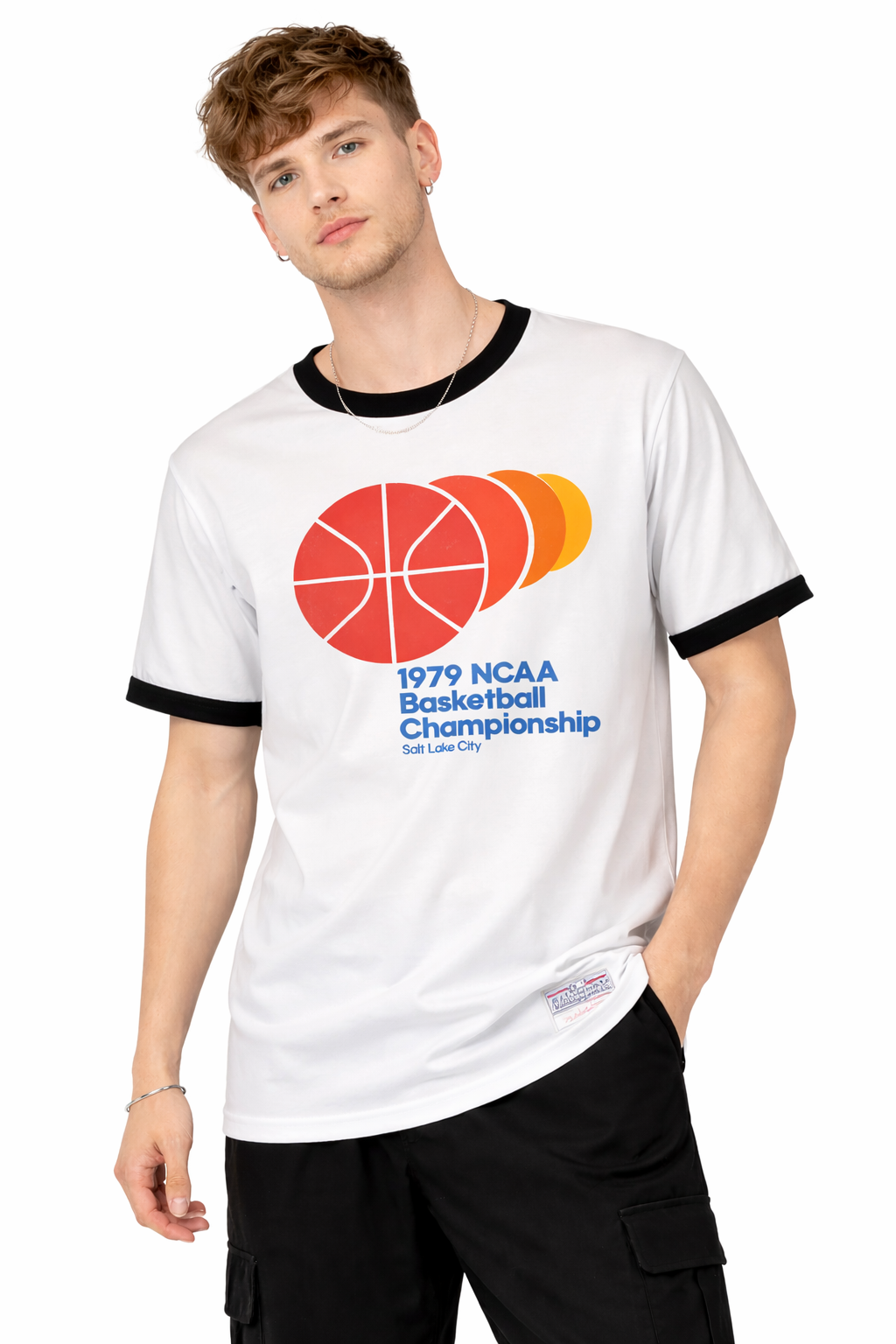Mitchell & Ness 1979 NCAA Basketball Men's T-Shirt Size M