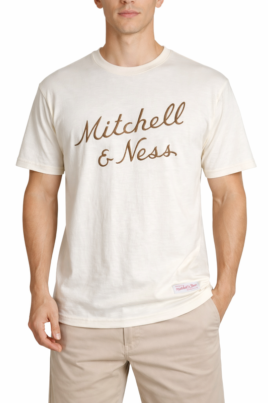 Mitchell & Ness Ivory Men's T-Shirt Size L