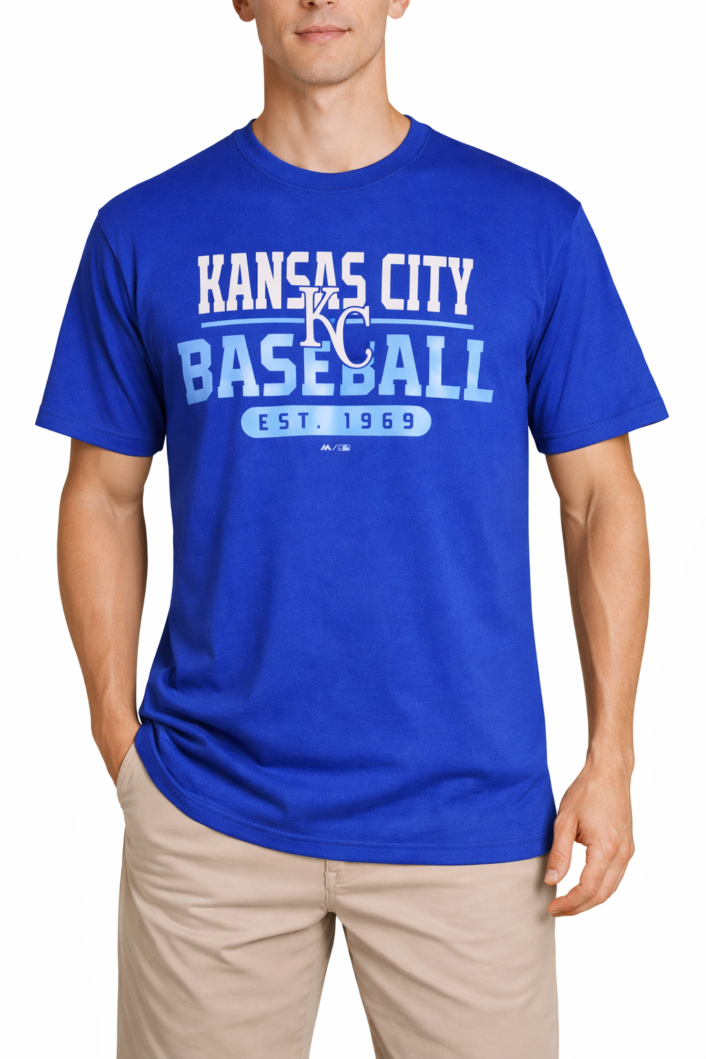 Kansas City KC Baseball 1969's Short Sleeves  Men's T-Shirt
