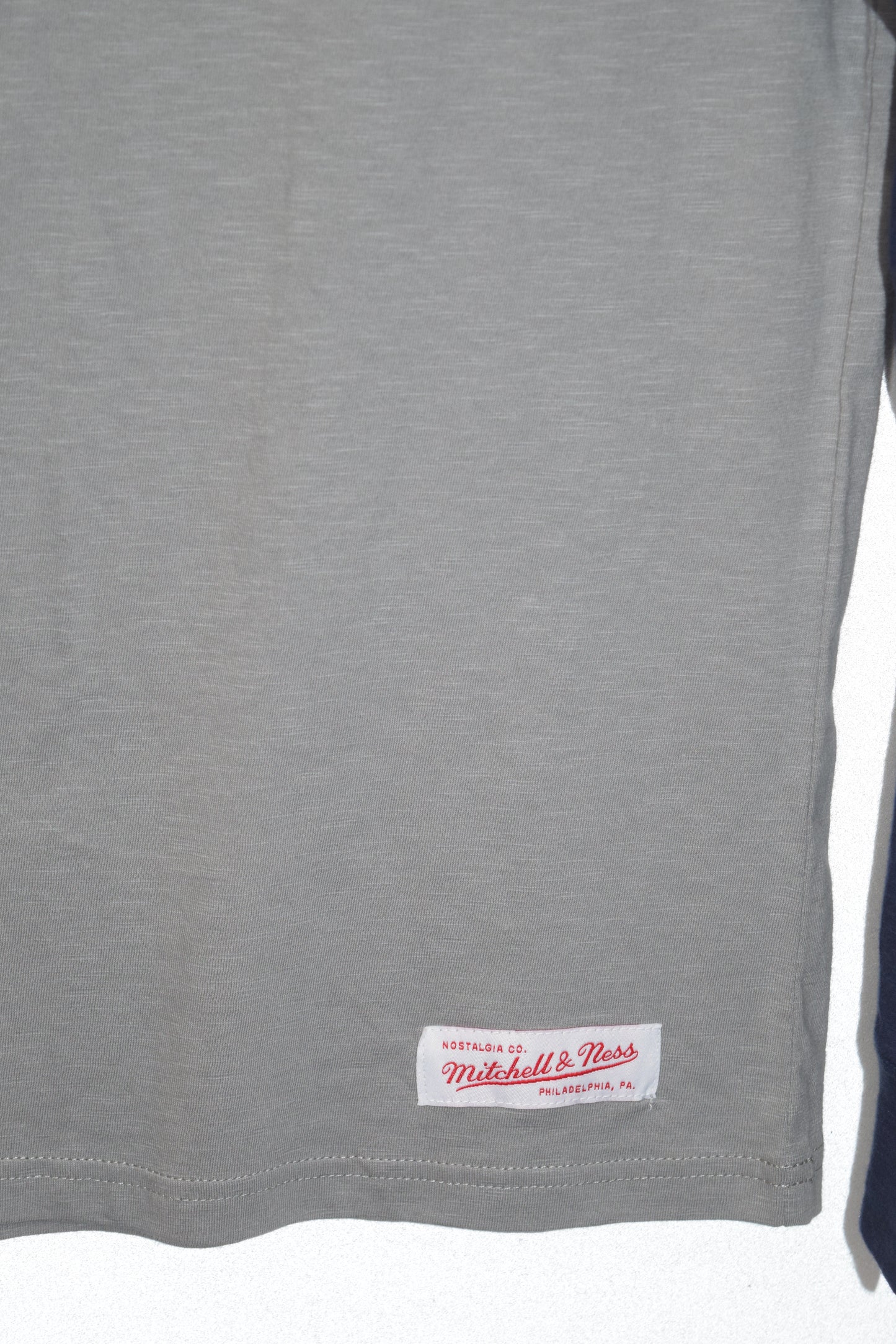Mitchell & Ness Georgetown Gray Long Sleeves  Men's T-Shirt Size M