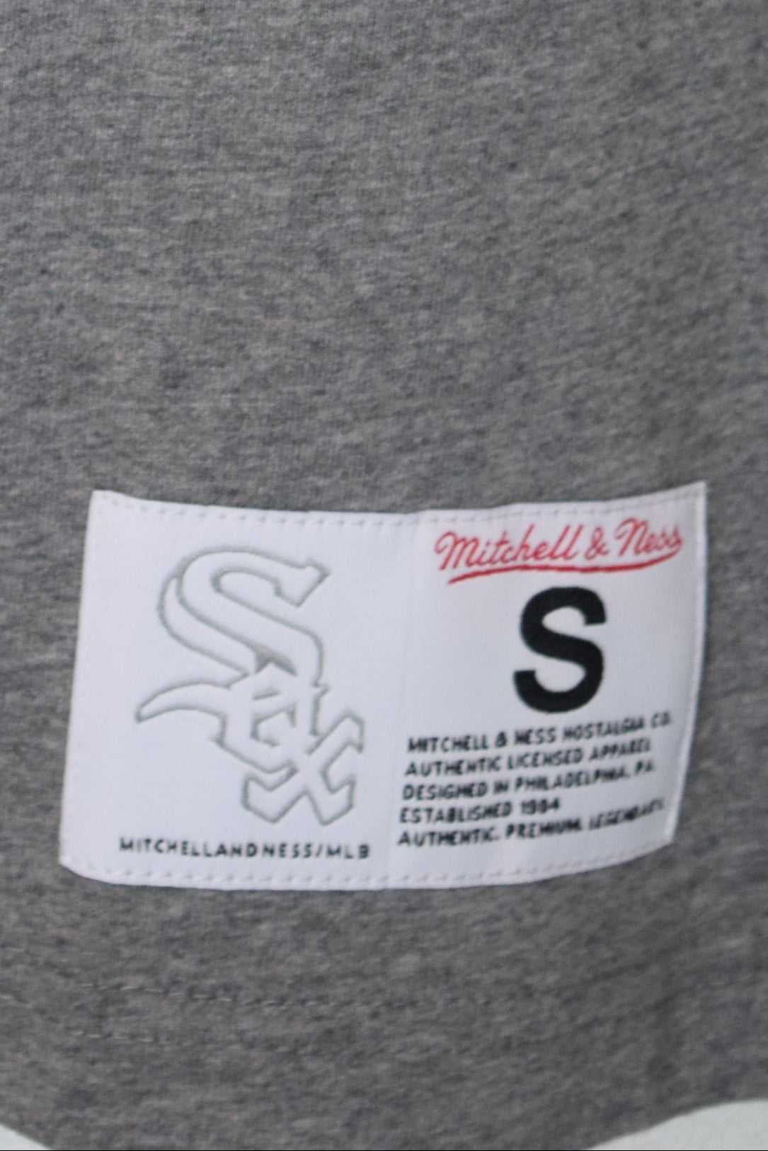 Mitchell & Ness Sox Chicago Short  Sleeves  Men's T-Shirt Size S