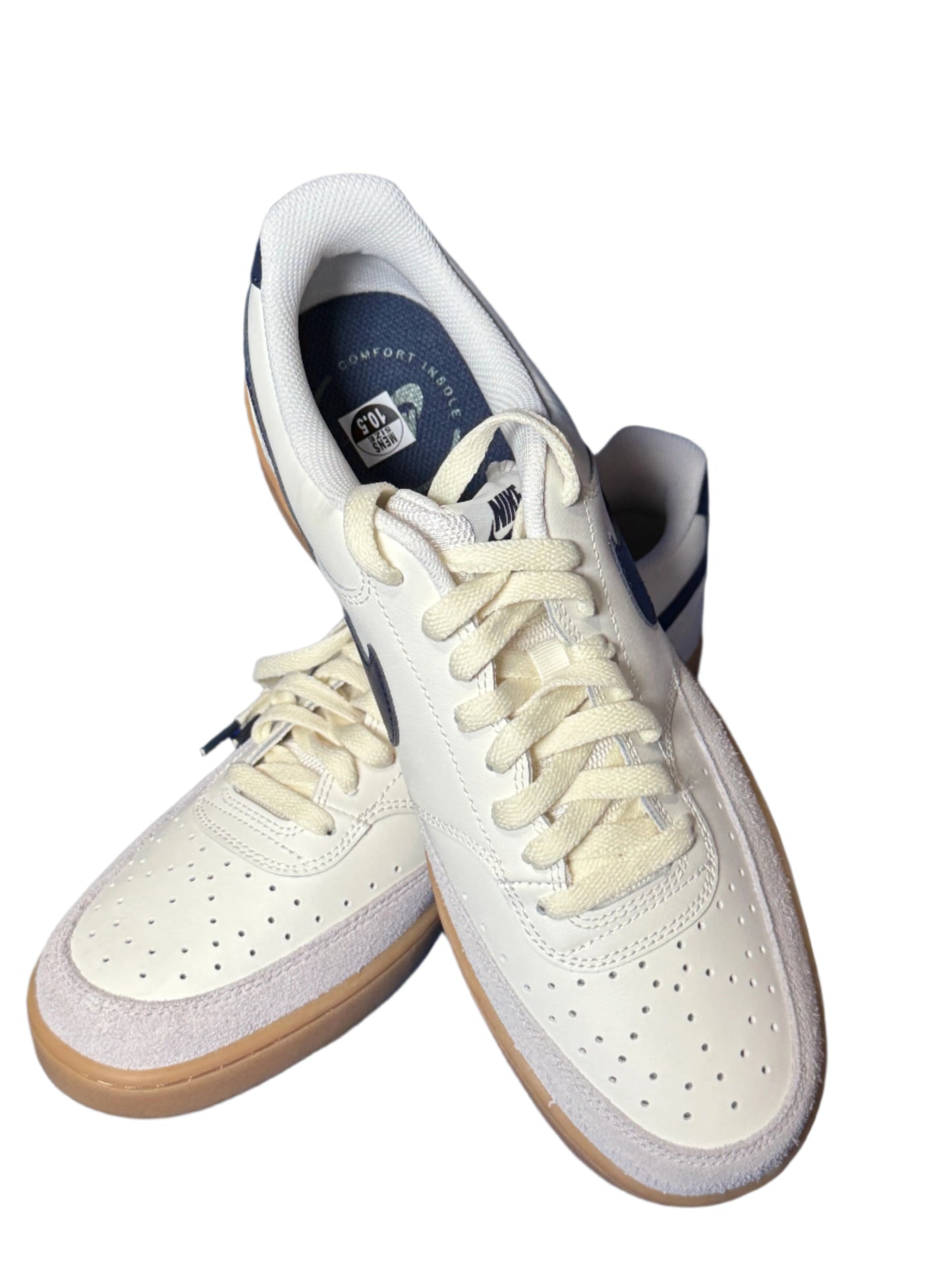 Nike Court Vision Low - Sail / Midnight Navy Gum (HF1068-133)