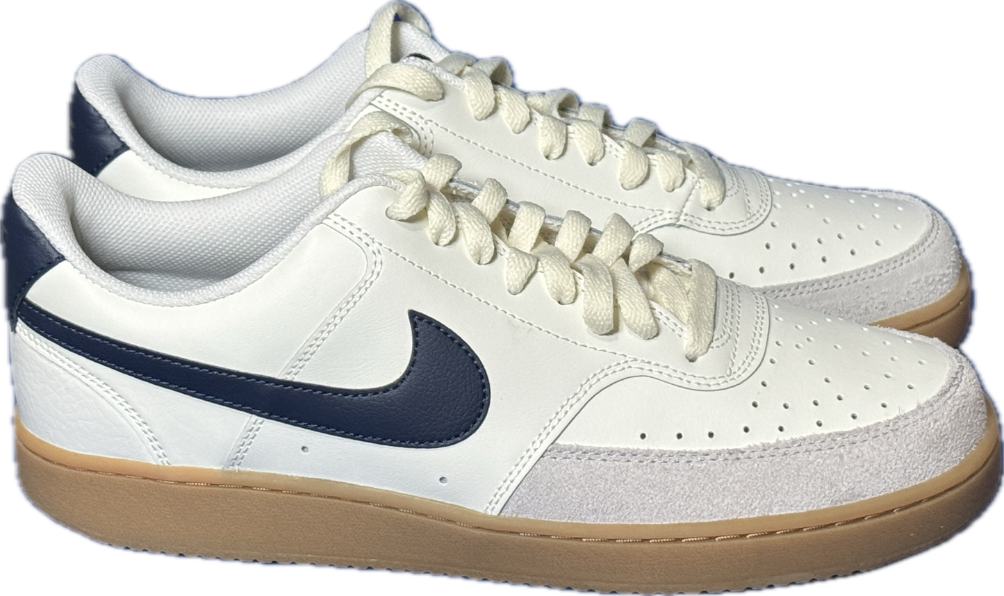 Nike Court Vision Low - Sail / Midnight Navy Gum (HF1068-133)