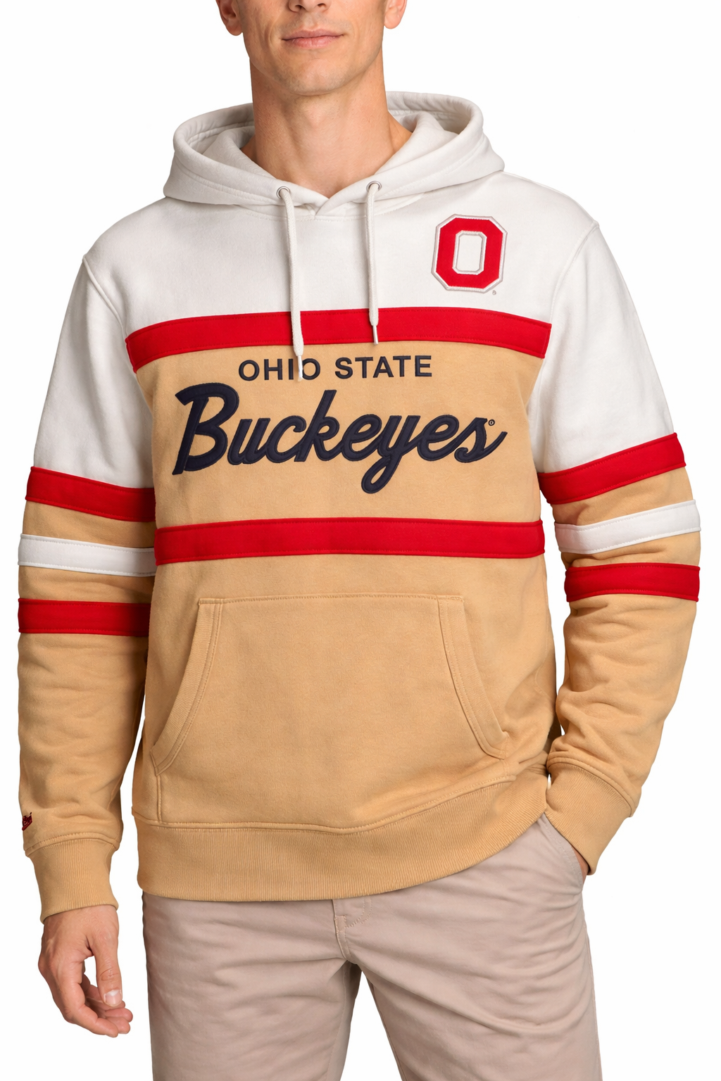Buckeyes Mitchell & Ness Ohio State Vintage Hoodie